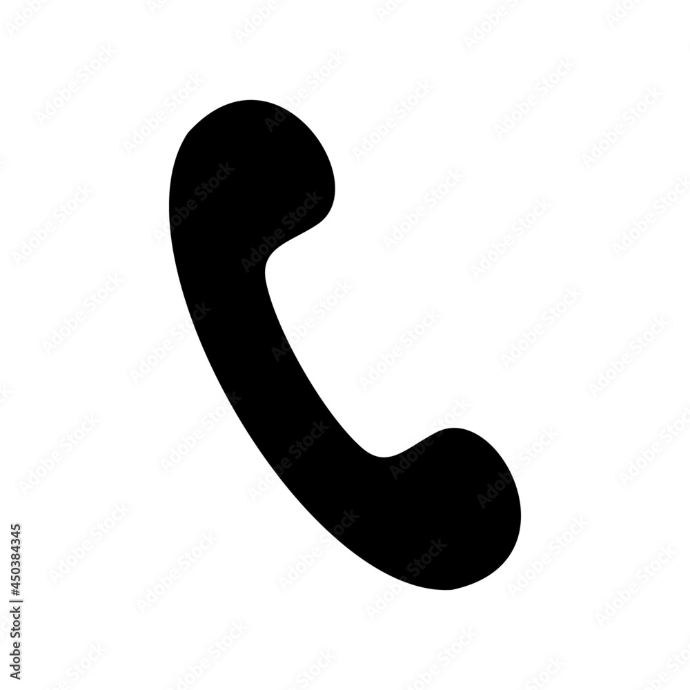 telephone icon or logo isolated sign symbol vector illustration - high quality black style vector icons
