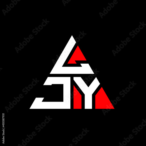 Free Download LJY triangle letter logo design with triangle shape. LJY triangle logo design monogram. LJY triangle vector logo template with red color. LJY triangular logo Simple, Elegant, and Luxurious Logo. LJY  - GFXLoad