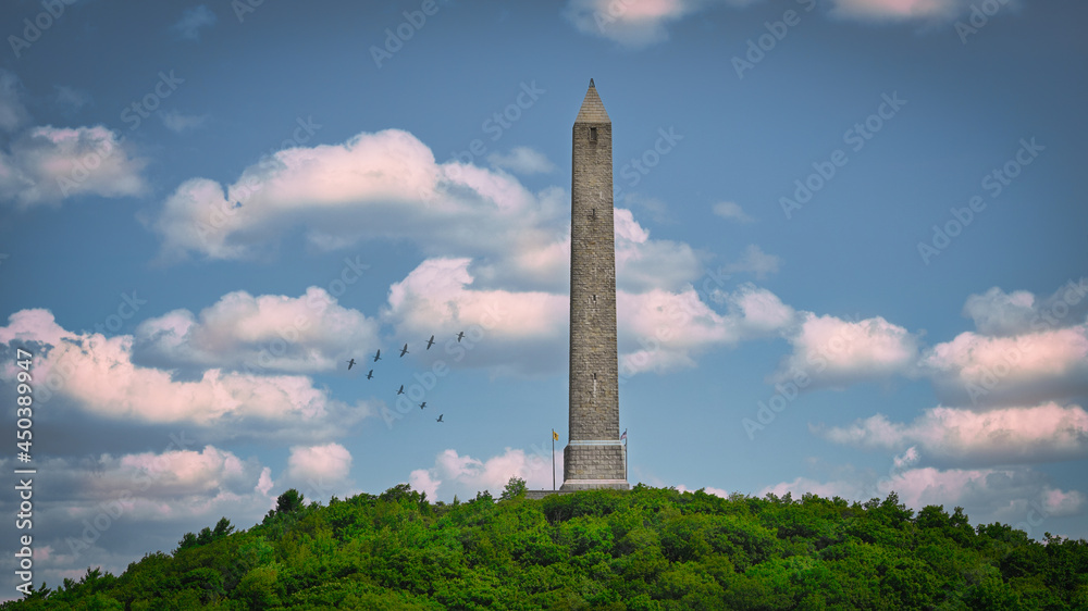 New Jersey Veteran's Memorial Monument at High Point State Park New Jersey