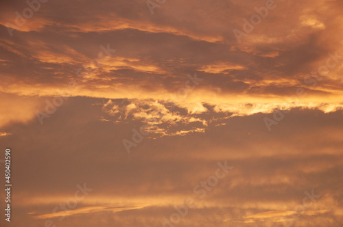 clouds at sunset