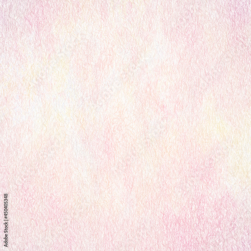 Pink hand painted backdrop background. Pencil or watercolor, abstract texture on white paper. Monochrome. Place for your text.