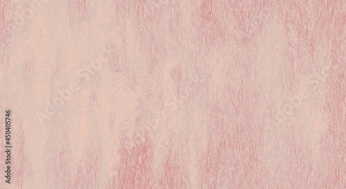 Pink hand painted backdrop background. Pencil or watercolor, abstract texture on white paper. Monochrome. Place for your text.