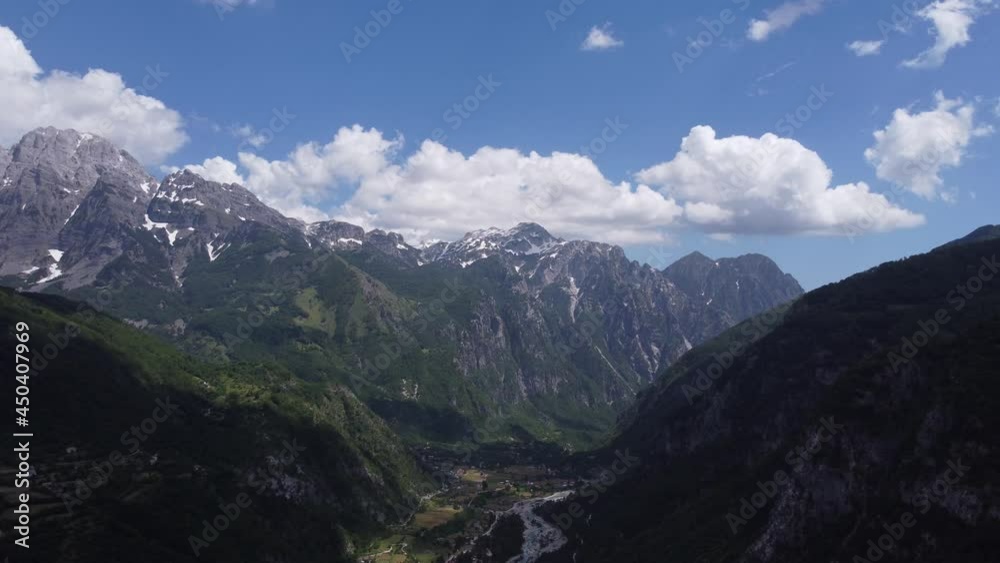 Beautiful mountains in the Albanian Alps, theth national park Beautiful mountains in the Albanian Alps, theth national park