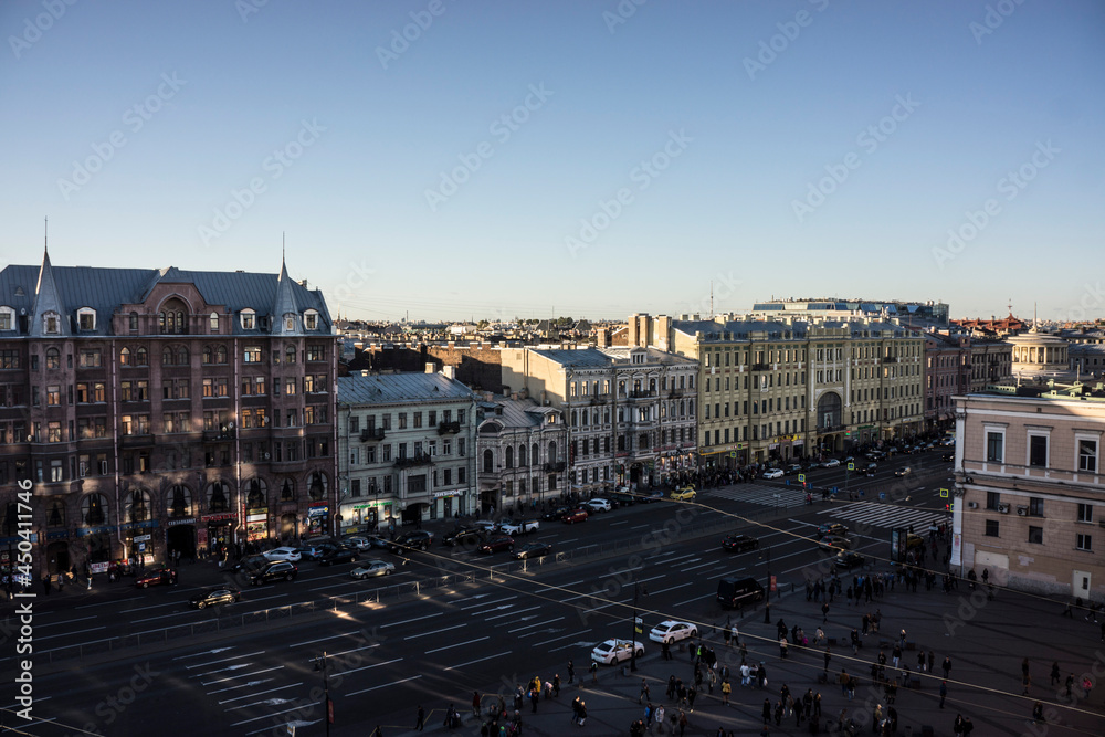 Saint Petersburg, View From The Roof. Russia