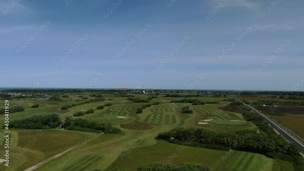 Über den Golfplatz zum Leuchtturm - V0034 Über den Golfplatz zum Leuchtturm - V0034