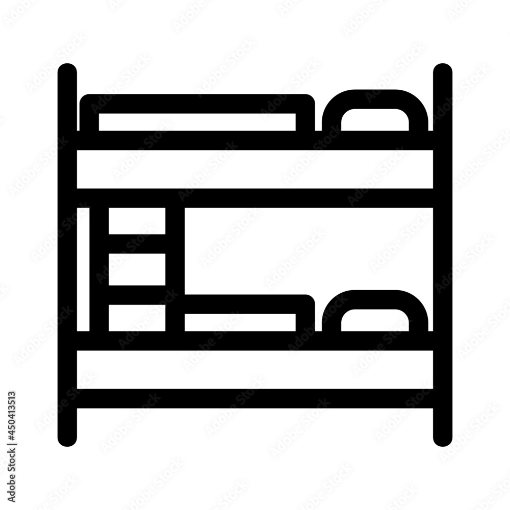 bunk bed icon or logo isolated sign symbol vector illustration - high quality black style vector icons
bunk bed icon or logo isolated sign symbol vector illustration - high quality black style vector icons
