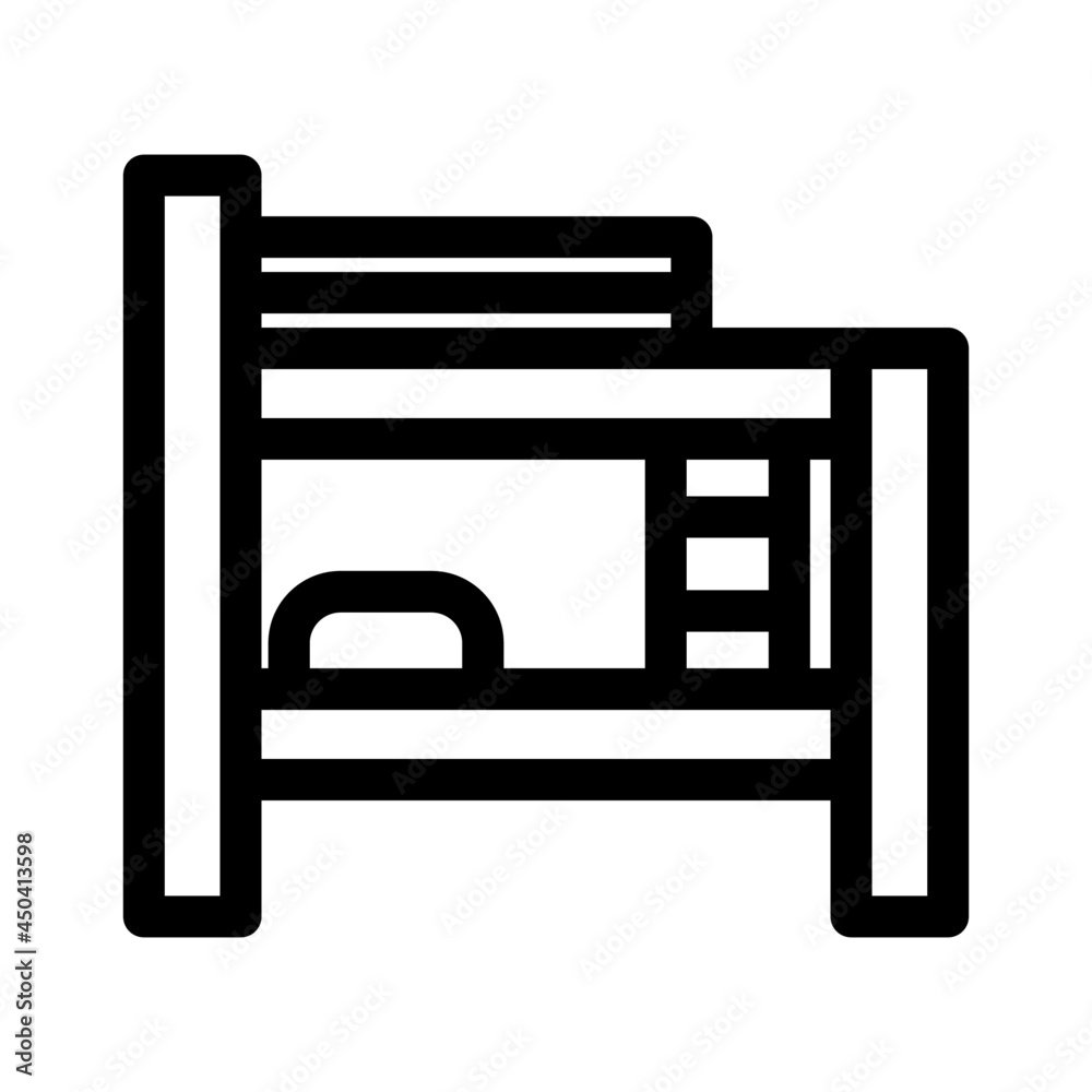bunk bed icon or logo isolated sign symbol vector illustration - high quality black style vector icons
bunk bed icon or logo isolated sign symbol vector illustration - high quality black style vector icons
