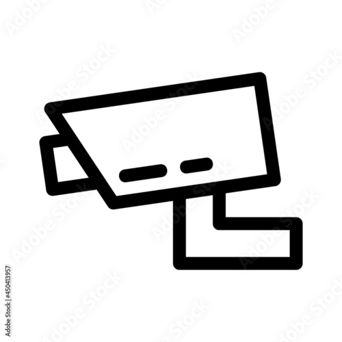 cctv camera icon or logo isolated sign symbol vector illustration - high quality black style vector icons
