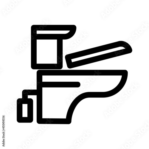 commode icon or logo isolated sign symbol vector illustration - high quality black style vector icons
