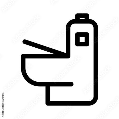 commode icon or logo isolated sign symbol vector illustration - high quality black style vector icons

