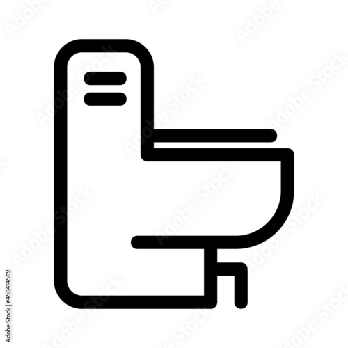 commode icon or logo isolated sign symbol vector illustration - high quality black style vector icons

