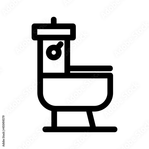 commode icon or logo isolated sign symbol vector illustration - high quality black style vector icons
