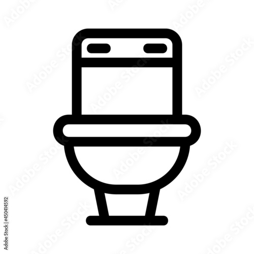 commode icon or logo isolated sign symbol vector illustration - high quality black style vector icons
