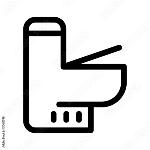 commode icon or logo isolated sign symbol vector illustration - high quality black style vector icons
