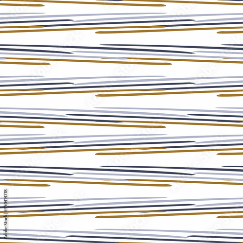 Masculine broken stripe seamless pattern. Classic retro line for digital scrapbook paper and repeatable men gift wrap design in vector.