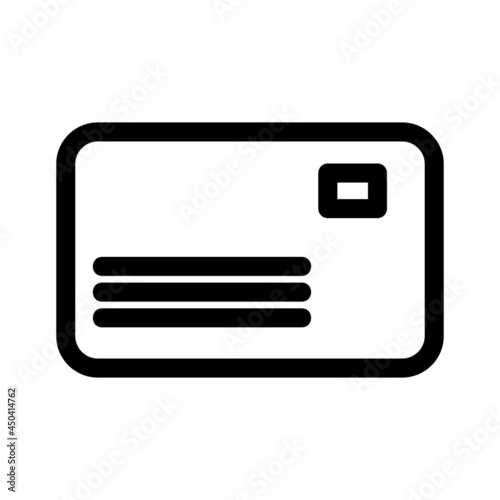 credit card icon or logo isolated sign symbol vector illustration - high quality black style vector icons 