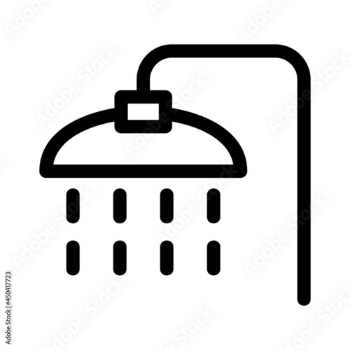 shower icon or logo isolated sign symbol vector illustration - high quality black style vector icons 