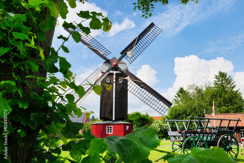 Bock windmill in Dornum East Frisia, Germany. - Bockwindmühle in Dornum photo