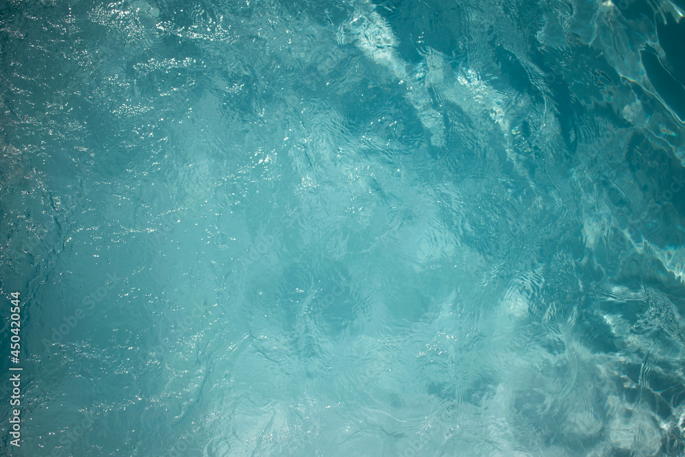 Water texture on a summer day - obrazy, fototapety, plakaty 