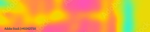 abstract blur green, yellow and pink colors background for design