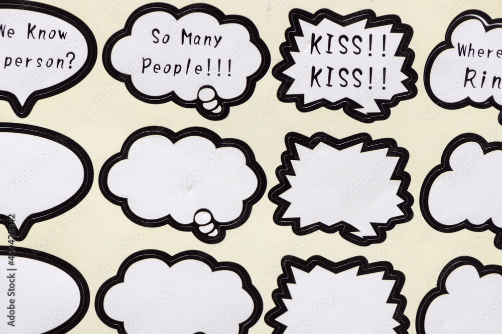 bubble sets background with various expressions bubble sets background with various expressions