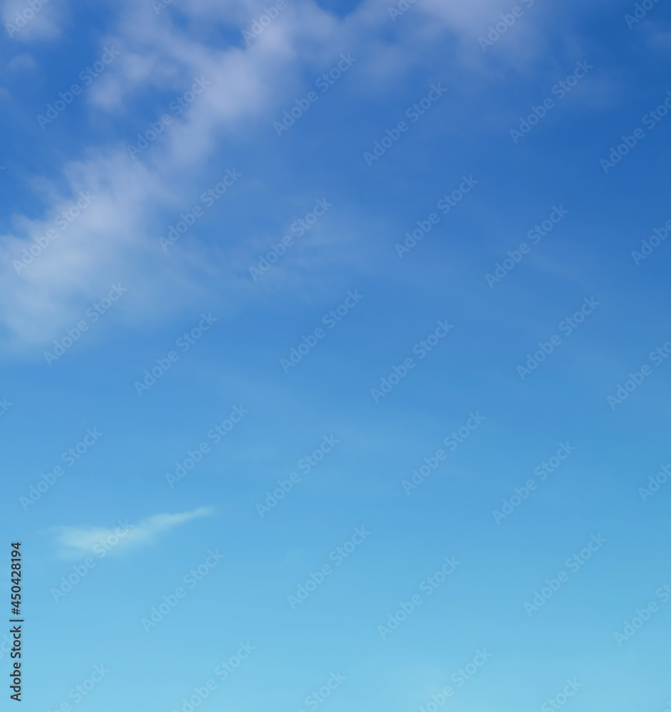 blue sky with beautiful natural white clouds