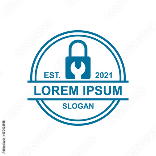 key repair logo , industrial logo