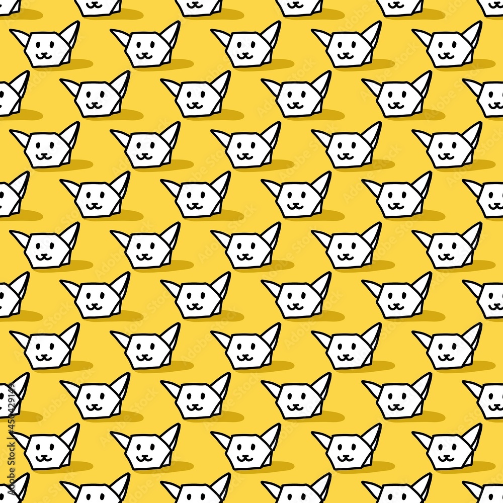 seamless pattern of cute cartoon background seamless pattern of cute cartoon background