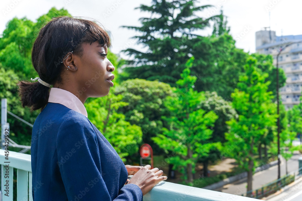 黒人女性ポートレート