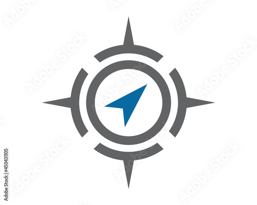 compass logo template icon symbol