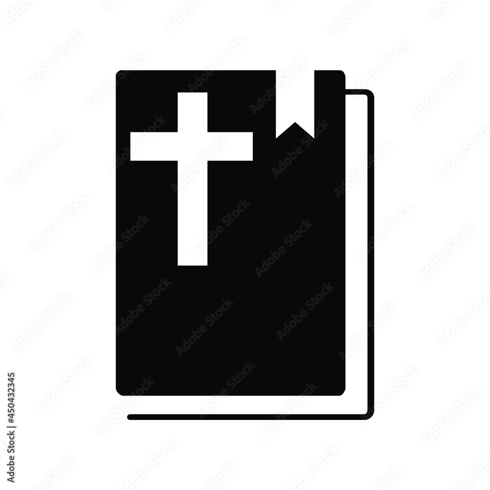 Bible Church with Religion Cross icons symbol vector elements for infographic web Bible Church with Religion Cross icons symbol vector elements for infographic web
