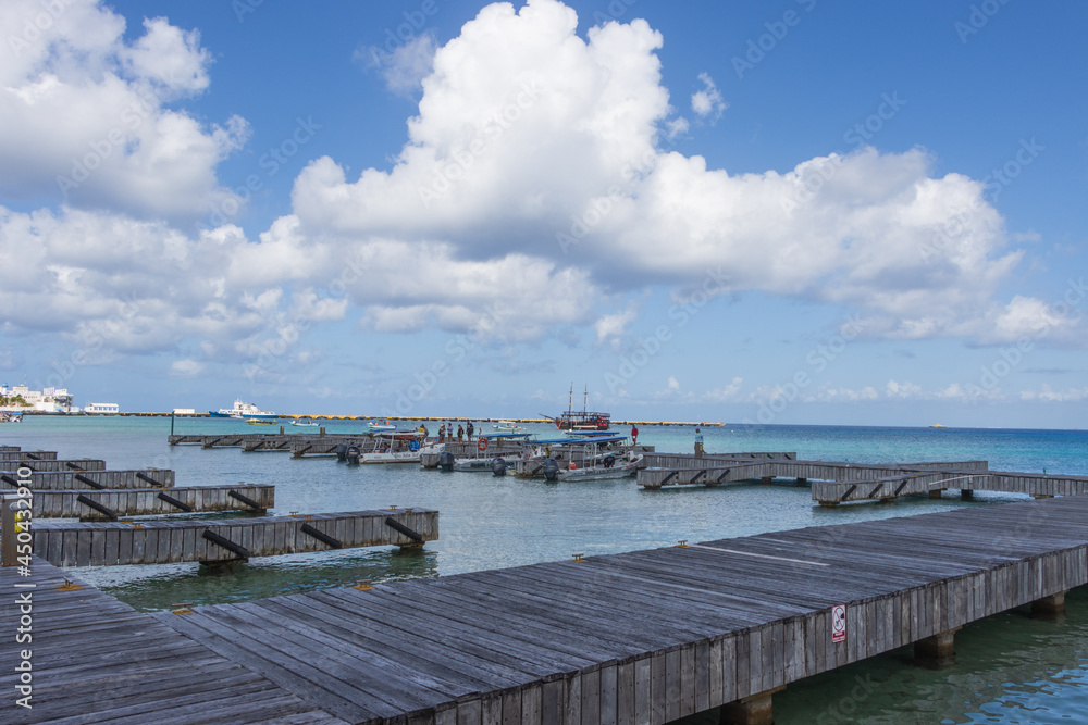 Fototapeta premium Hermosa foto de Cozumel, Quintana Roo, México.