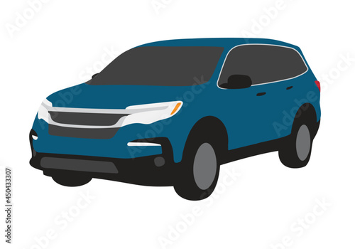 Blue SUV