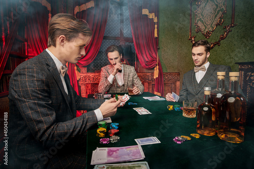 Fotografie playing cards for money