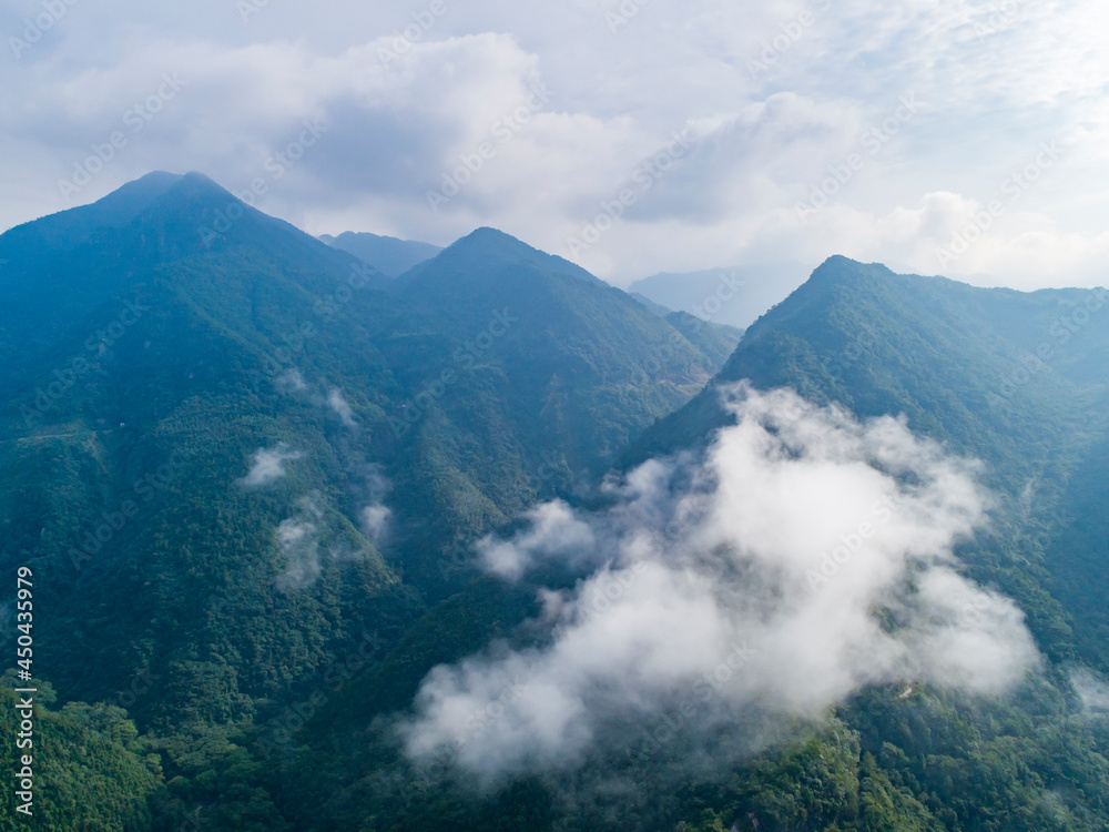 Clouds on the mountains, Jing'an, Jiangxi 