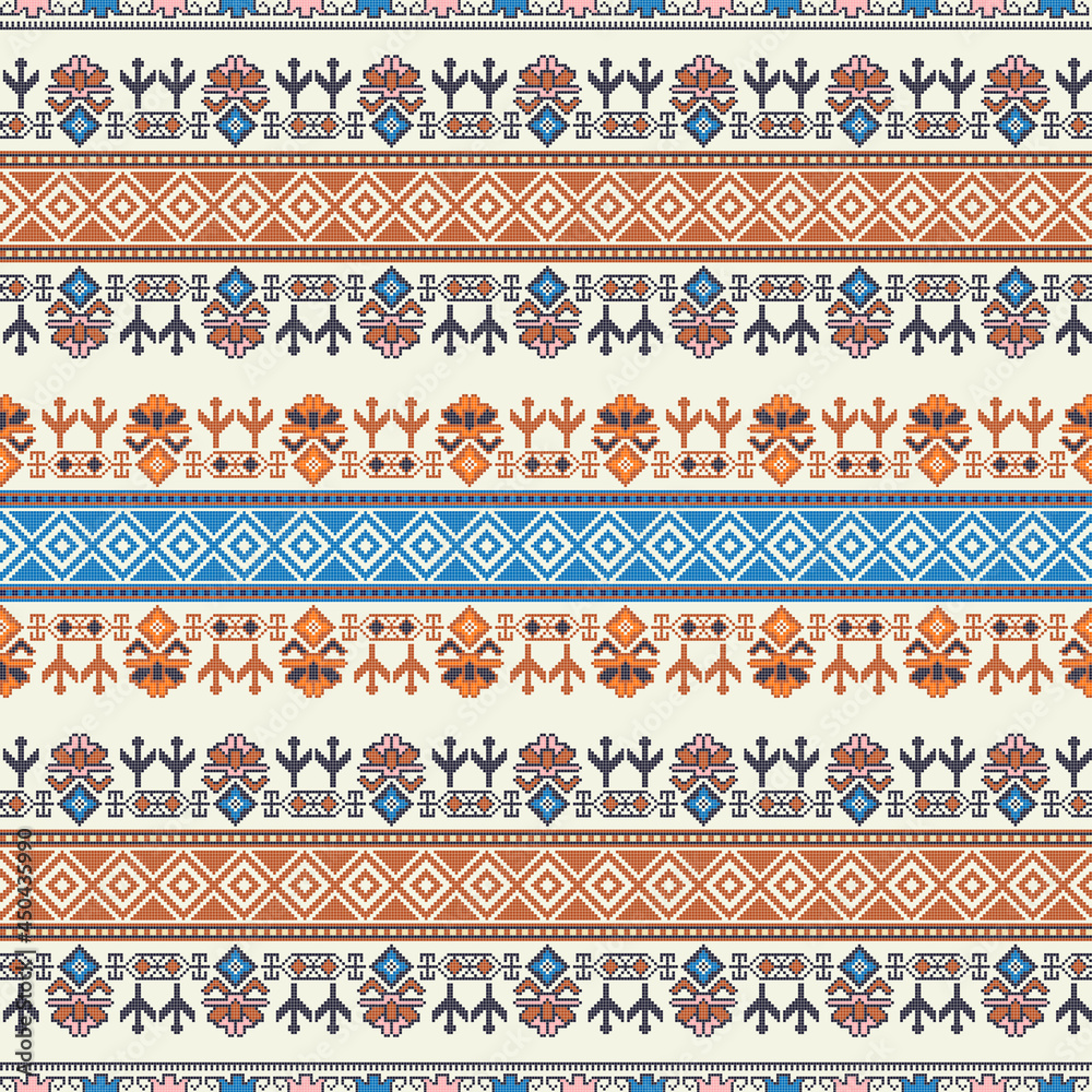 Georgian embroidery pattern 14