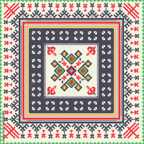 Georgian embroidery pattern 2