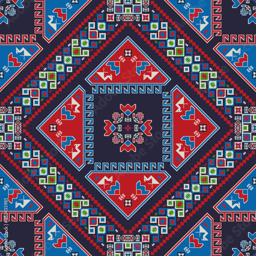 Georgian embroidery pattern 12