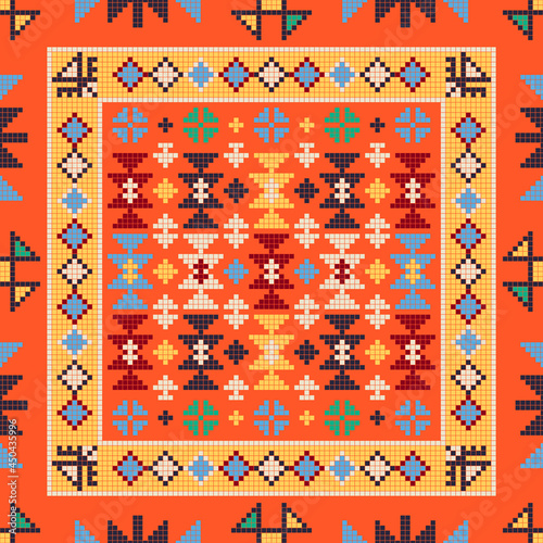 Georgian embroidery pattern 17