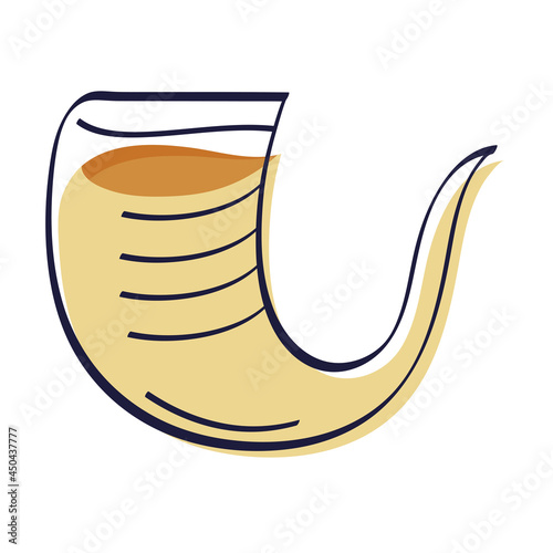 shofar jewish horn icon