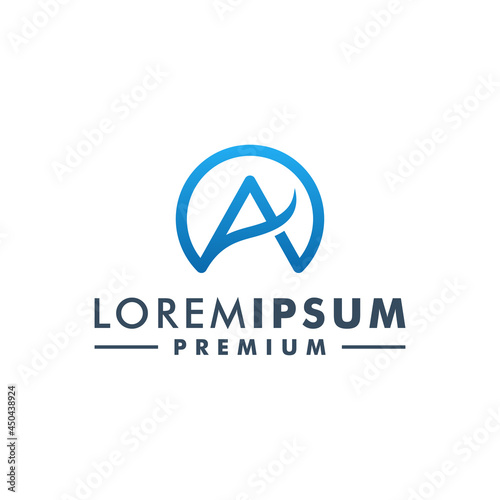 Free Download Letter A logo design vector icon logotype - GFXLoad