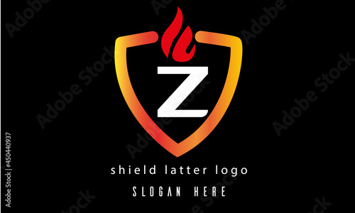 Free Download Z shield fire logo - GFXLoad