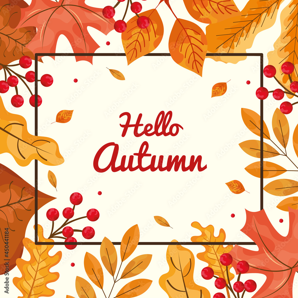 seasonal hello autumn