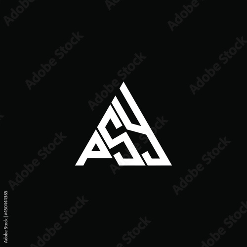 PSY letter logo creative design. PSY unique design