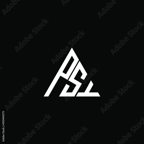 PSY letter logo creative design. PSY unique design