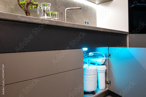 Photos House water filtration system