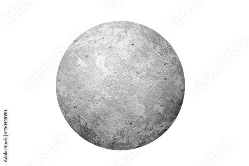 Sphere with concrete texture