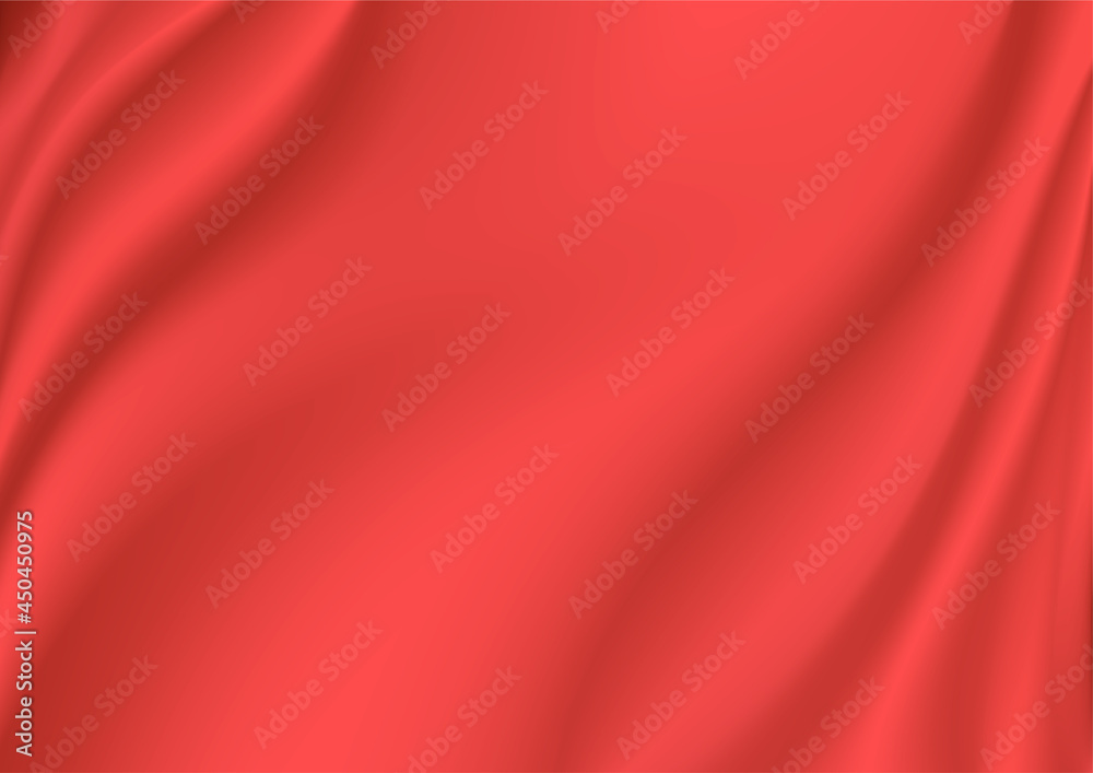 Abstract red silk vector background.Luxury cloth or liquid wave.Abstract fabric texture background. Cloth soft wave. Creases of satin, silk, and Smooth elegant cotton. Abstract red silk vector background.Luxury cloth or liquid wave.Abstract fabric texture background. Cloth soft wave. Creases of satin, silk, and Smooth elegant cotton.