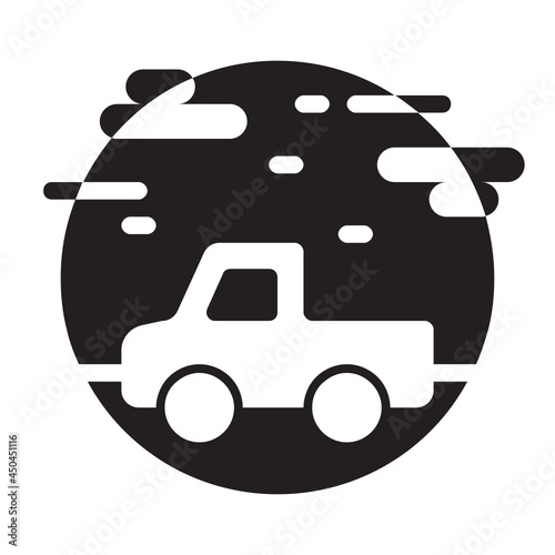 Pickup ,Transportation solid icon.vvvvvvvvvvvvvv photo