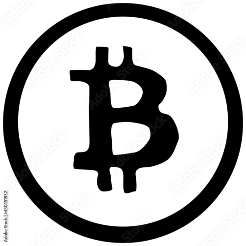 シンプルなビットコインのイメージ